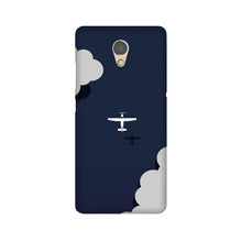 Clouds Plane Mobile Back Case for Lenovo P2 (Design - 196)