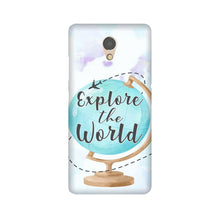 Explore the World Mobile Back Case for Lenovo P2 (Design - 207)