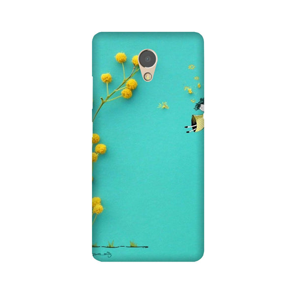 Flowers Girl Case for Lenovo P2 (Design No. 216)