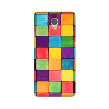 Colorful Square Mobile Back Case for Lenovo P2 (Design - 218)