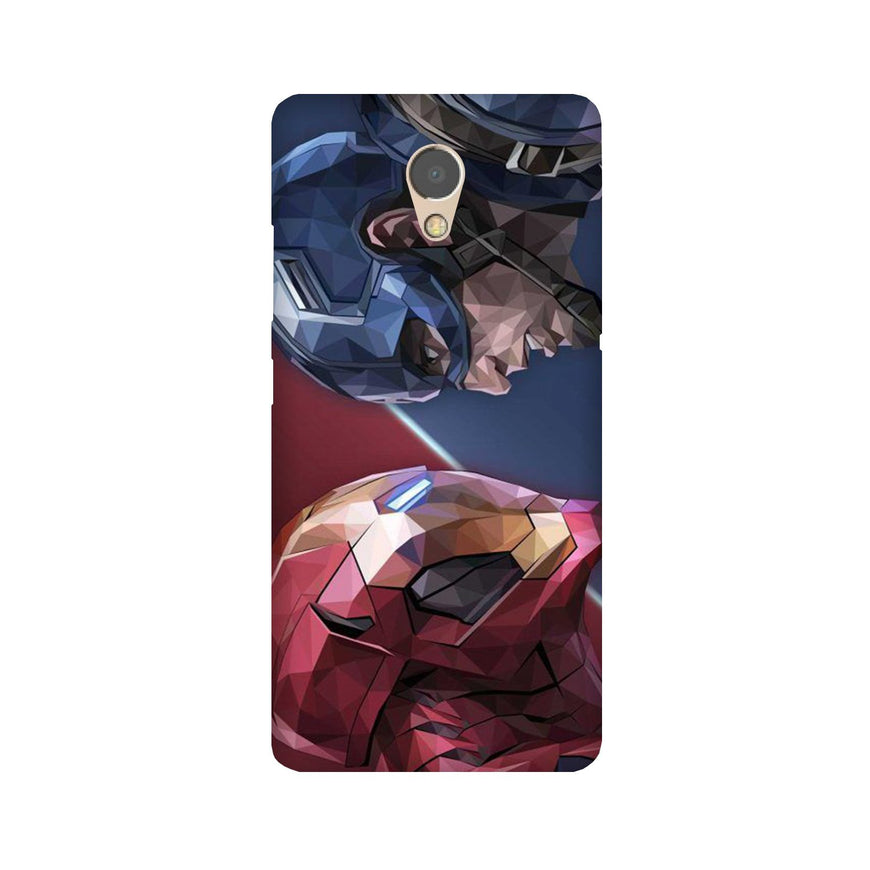 Ironman Captain America Case for Lenovo P2 (Design No. 245)