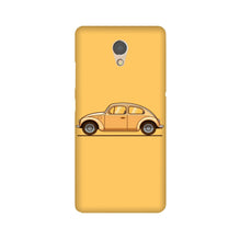 Vintage Car Mobile Back Case for Lenovo P2 (Design - 262)
