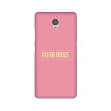 Girl Boss Pink Mobile Back Case for Lenovo P2 (Design - 263)