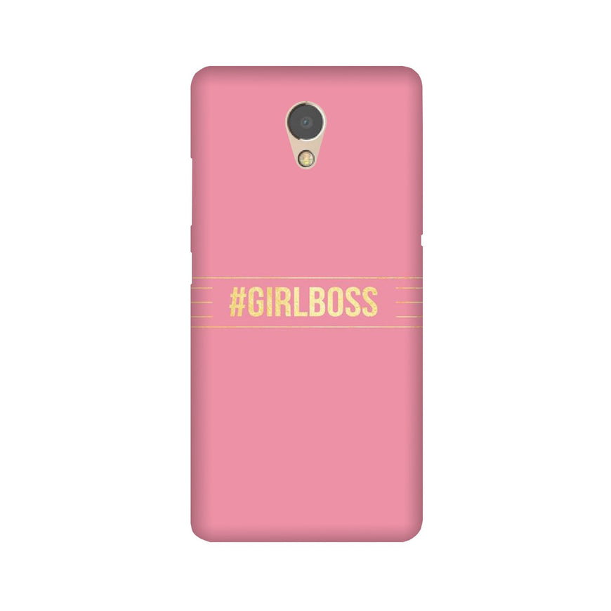 Girl Boss Pink Case for Lenovo P2 (Design No. 263)