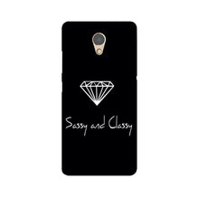 Sassy and Classy Mobile Back Case for Lenovo P2 (Design - 264)