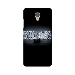 Girl Boss Black Case for Lenovo P2 (Design No. 268)