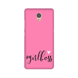 Girl Boss Pink Case for Lenovo P2 (Design No. 269)