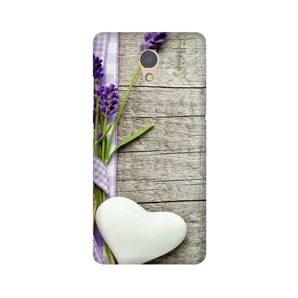 White Heart Case for Lenovo P2 (Design No. 298)