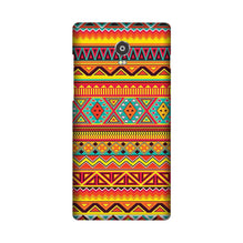 Zigzag line pattern Mobile Back Case for Lenovo Vibe P1 (Design - 4)