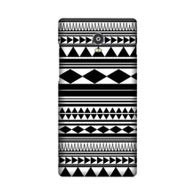 Black white Pattern Mobile Back Case for Lenovo Vibe P1 (Design - 5)
