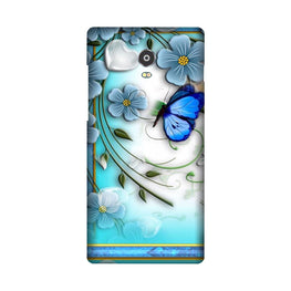 Blue Butterfly Case for Lenovo Vibe P1