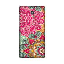 Rangoli art2 Mobile Back Case for Lenovo Vibe P1 (Design - 29)