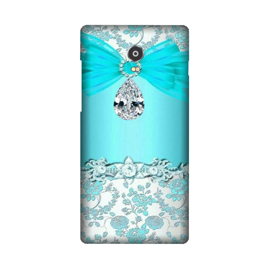 Shinny Blue Background Case for Lenovo Vibe P1
