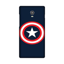 Captain America Mobile Back Case for Lenovo Vibe P1 (Design - 42)