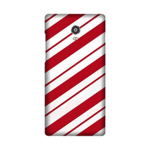 Red White Mobile Back Case for Lenovo Vibe P1 (Design - 44)