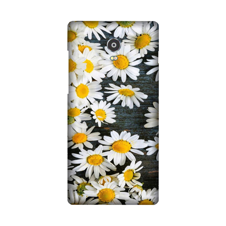White flowers2 Case for Lenovo Vibe P1