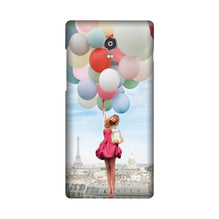 Girl with Baloon Mobile Back Case for Lenovo Vibe P1 (Design - 84)