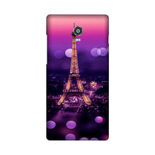 Eiffel Tower Mobile Back Case for Lenovo Vibe P1 (Design - 86)