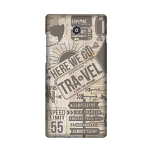 Travel Mobile Back Case for Lenovo Vibe P1  (Design - 104)