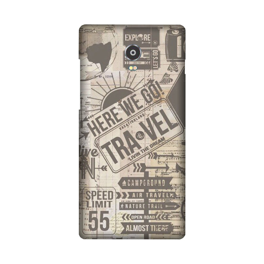 Travel Case for Lenovo Vibe P1  (Design - 104)