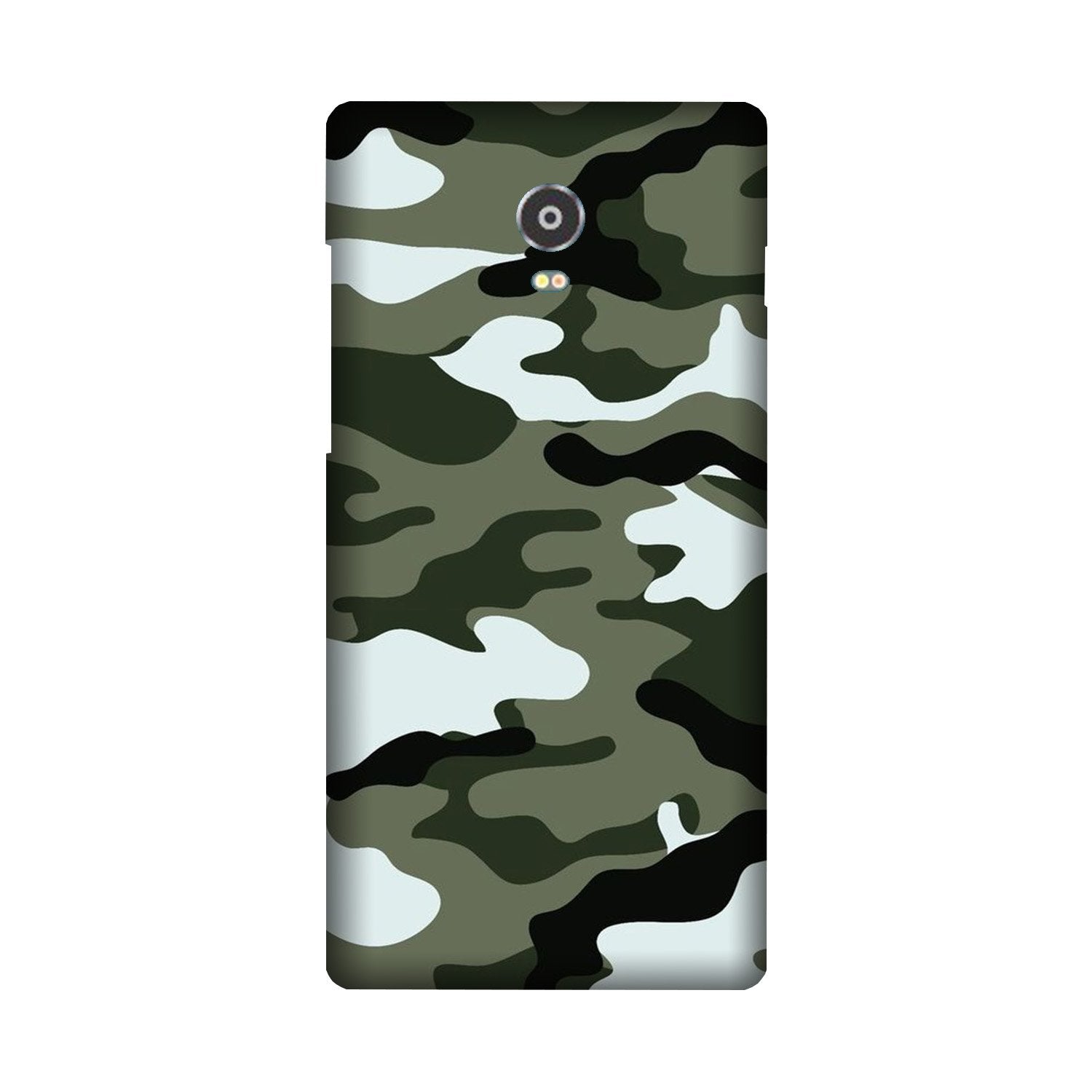 Army Camouflage Case for Lenovo Vibe P1(Design - 108)