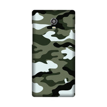 Army Camouflage Mobile Back Case for Lenovo Vibe P1  (Design - 108)