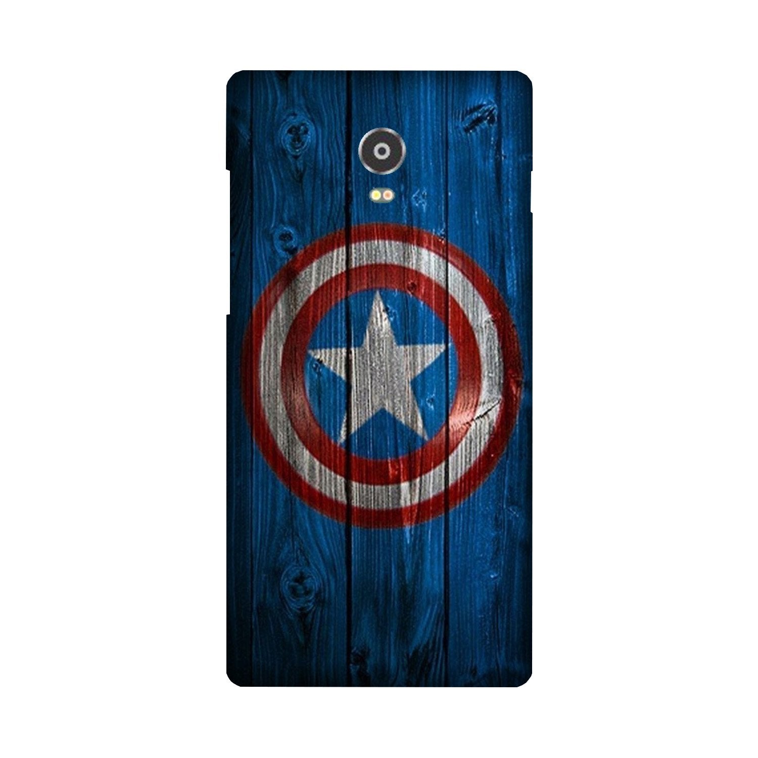 Captain America Superhero Case for Lenovo Vibe P1(Design - 118)