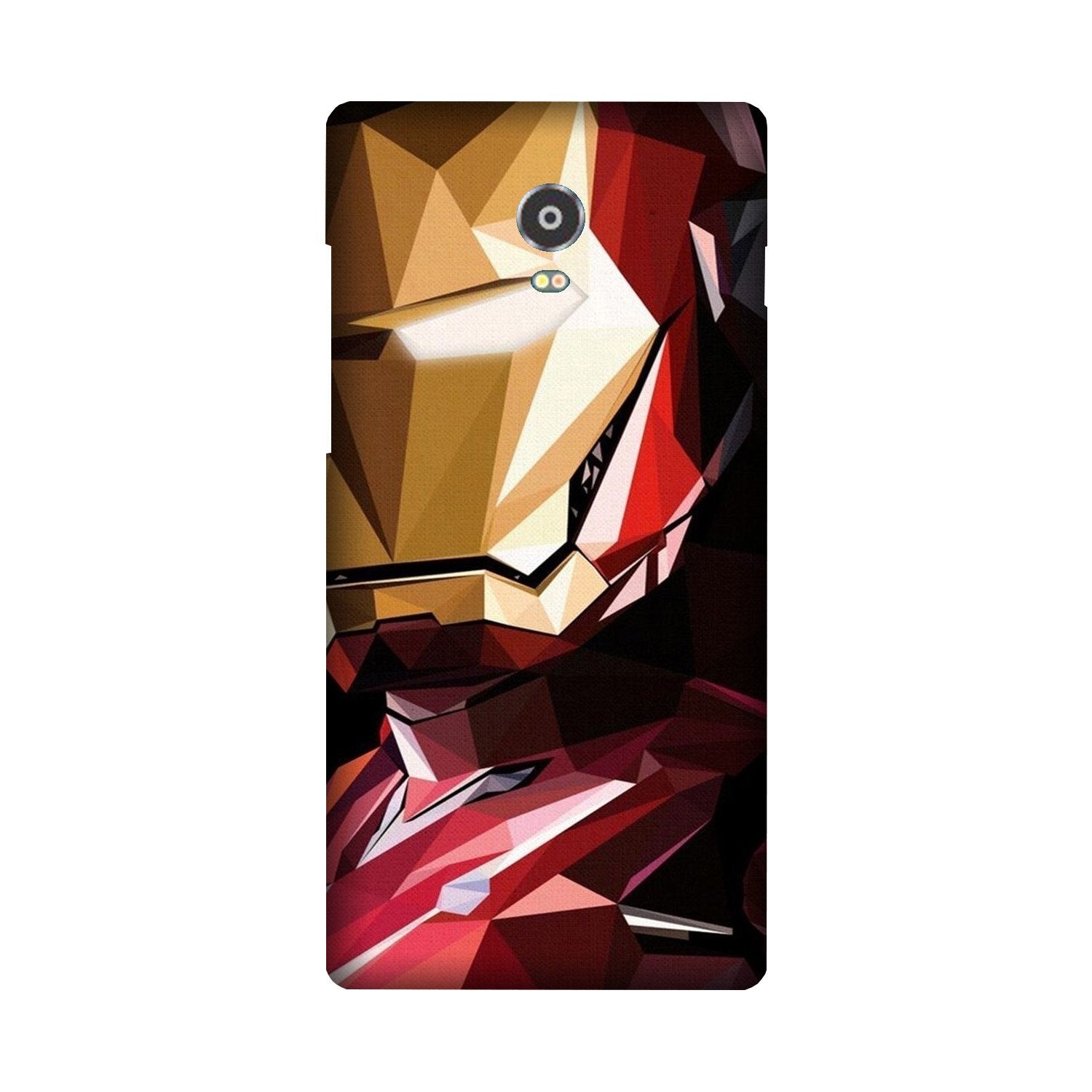Iron Man Superhero Case for Lenovo Vibe P1  (Design - 122)