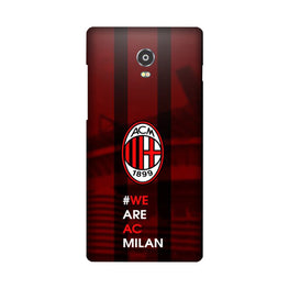 AC Milan Case for Lenovo Vibe P1(Design - 155)