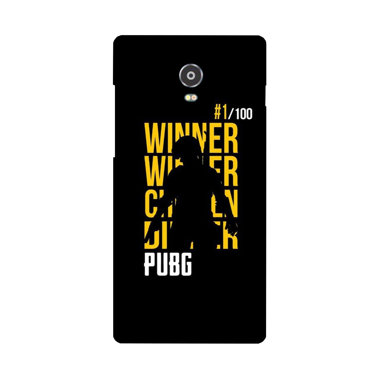 Pubg Winner Winner Case for Lenovo Vibe P1  (Design - 177)