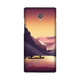 Mountains Boat Case for Lenovo Vibe P1 (Design - 181)