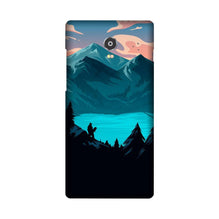 Mountains Mobile Back Case for Lenovo Vibe P1 (Design - 186)