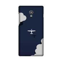 Clouds Plane Mobile Back Case for Lenovo Vibe P1 (Design - 196)