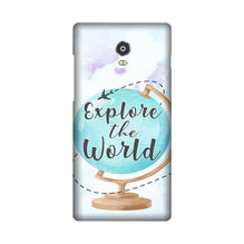 Explore the World Mobile Back Case for Lenovo Vibe P1 (Design - 207)