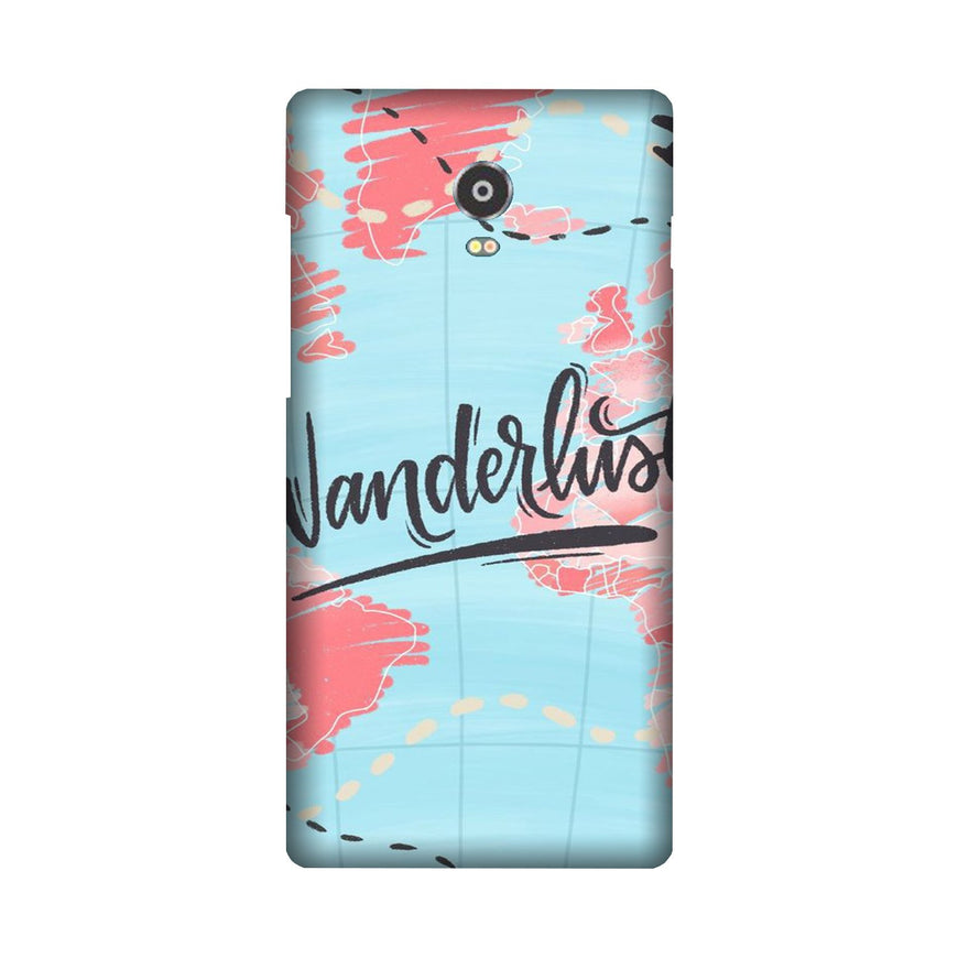 Wonderlust Travel Case for Lenovo Vibe P1 (Design No. 223)