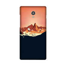 Mountains Mobile Back Case for Lenovo Vibe P1 (Design - 227)