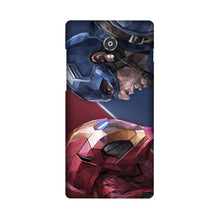 Ironman Captain America Mobile Back Case for Lenovo Vibe P1 (Design - 245)