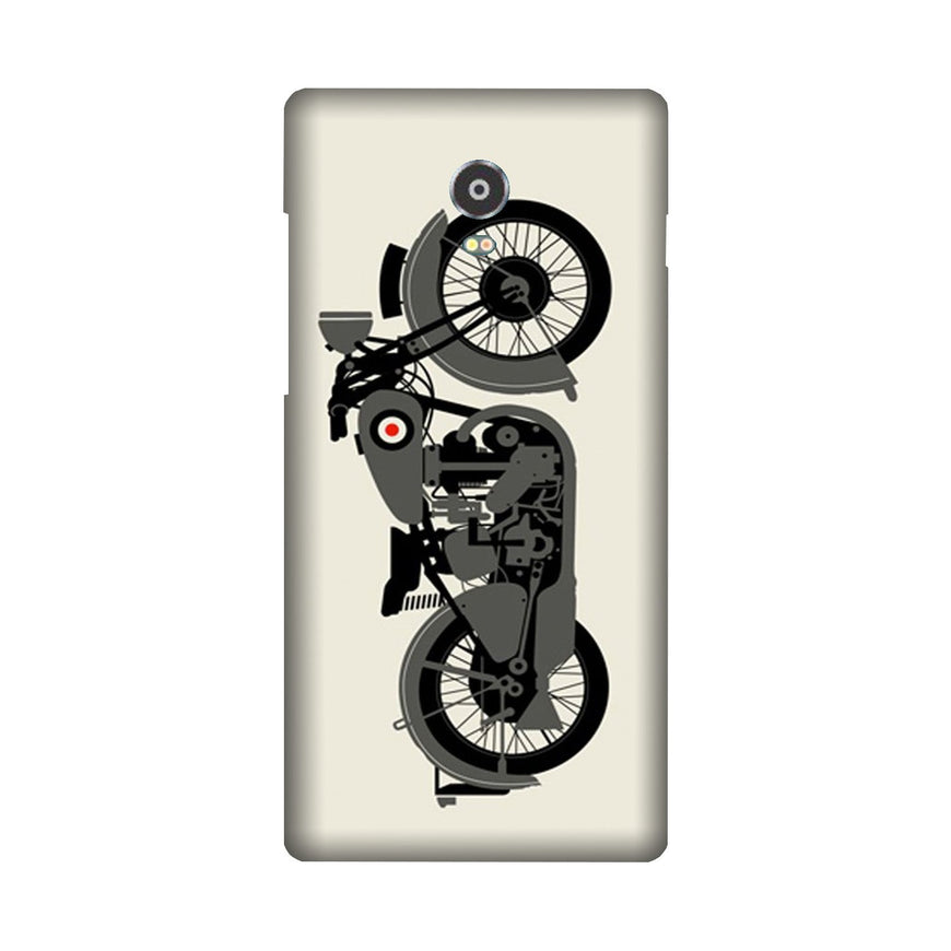 MotorCycle Case for Lenovo Vibe P1 (Design No. 259)