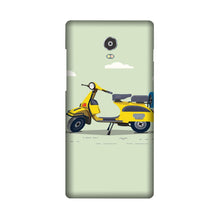 Vintage Scooter Mobile Back Case for Lenovo Vibe P1 (Design - 260)