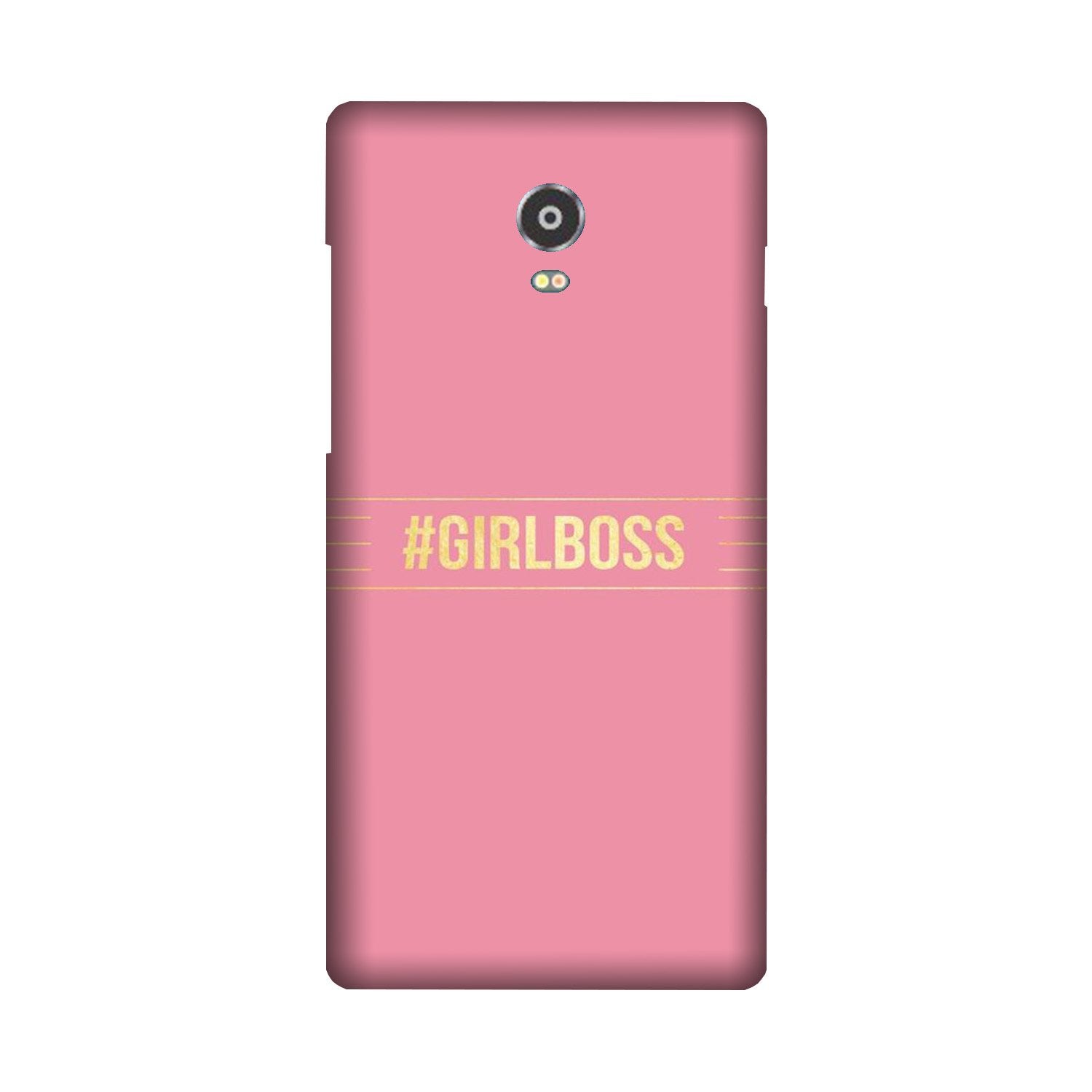 Girl Boss Pink Case for Lenovo Vibe P1 (Design No. 263)
