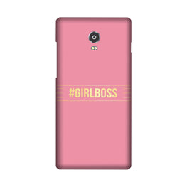Girl Boss Pink Case for Lenovo Vibe P1 (Design No. 263)