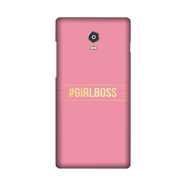 Girl Boss Pink Case for Lenovo Vibe P1 (Design No. 263)