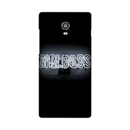 Girl Boss Black Case for Lenovo Vibe P1 (Design No. 268)