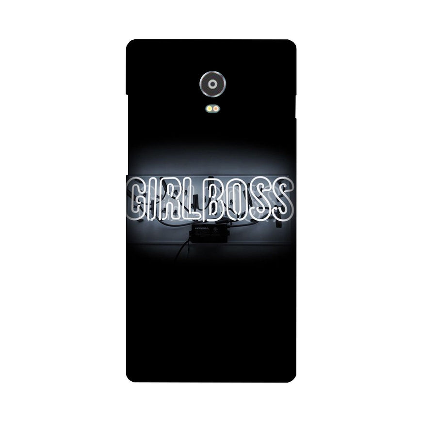 Girl Boss Black Case for Lenovo Vibe P1 (Design No. 268)