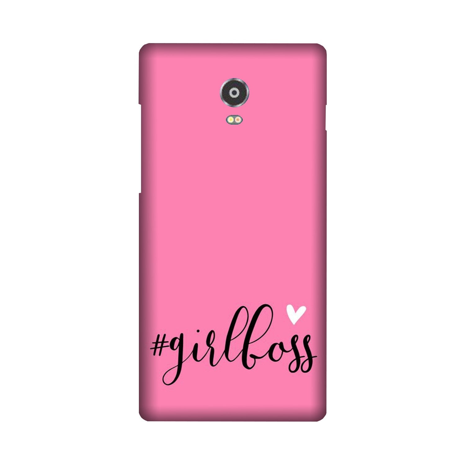 Girl Boss Pink Case for Lenovo Vibe P1 (Design No. 269)