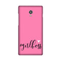 Girl Boss Pink Case for Lenovo Vibe P1 (Design No. 269)