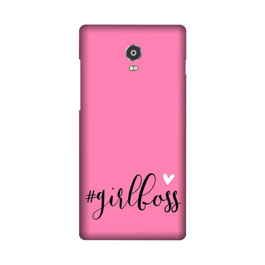 Girl Boss Pink Case for Lenovo Vibe P1 (Design No. 269)
