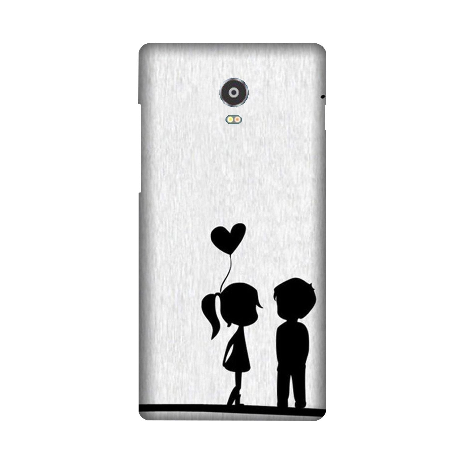 Cute Kid Couple Case for Lenovo Vibe P1 (Design No. 283)