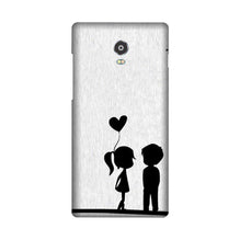 Cute Kid Couple Mobile Back Case for Lenovo Vibe P1 (Design - 283)