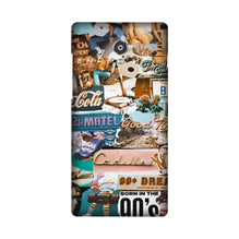 Vintage Design Mobile Back Case for Lenovo Vibe P1 (Design - 284)